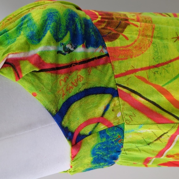 Virna Drò Graffiti Print Sleeveless Dress - Picture 11 of 14